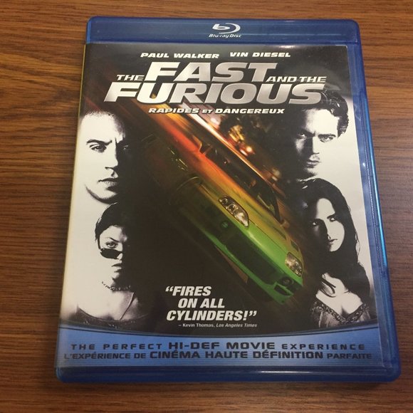 Other - The Fast and the Furious Blu ray